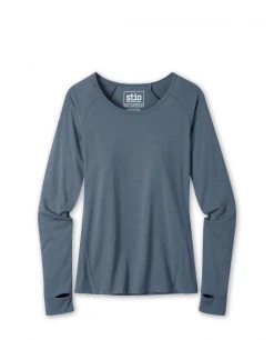 Stio Women's Divide Tee LS -STIO Sales W Divide Tech Tee LS Mountain Shadow Heather