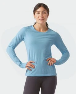 Stio Women's Divide Tee LS -STIO Sales W Divide Tech Tee LS Summer Cloud 3 Top