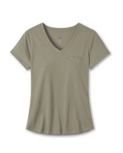Stio Women's Divide V-Neck SS -STIO Sales W Divide Tech V Neck Trout Time