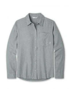 Stio Women's Dovetail Lightweight Flannel Shirt -STIO Sales W Dovetail Lightweight Flannel Shirt Moon Dust Heather