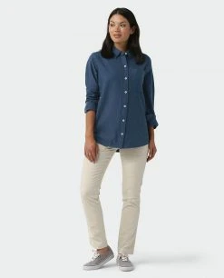 Stio Women's Dovetail Lightweight Flannel Shirt -STIO Sales W Dovetail Lightweight Flannel Shirt Mountain Shadow Heather 4