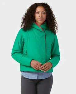 Stio Women's East Butte Insulated Jacket -STIO Sales W East Butte Insulated Jacket Greenery 1