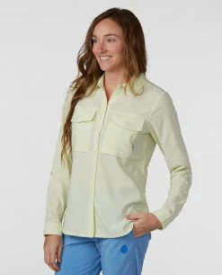 Stio Women's Eddy Guide Shirt LS -STIO Sales W Eddy Guide Shirt Honey Dew 1