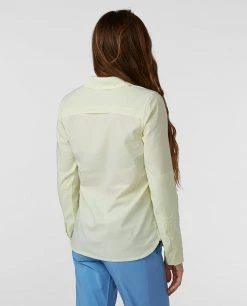 Stio Women's Eddy Guide Shirt LS -STIO Sales W Eddy Guide Shirt Honey Dew 5