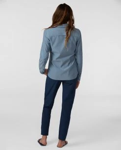 Stio Women's Eddy Guide Shirt LS -STIO Sales W Eddy Guide Shirt River Shimmer 6