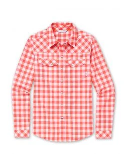 Stio Women's Eddy Shirt LS -STIO Sales W Eddy Shirt Azalea Bloom Check