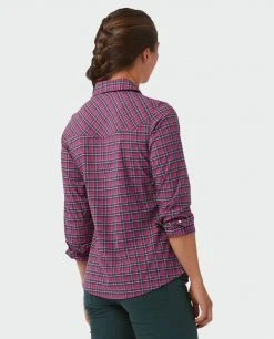 Stio Women's Eddy Shirt LS -STIO Sales W Eddy Shirt LS Backyard Berry Plaid 3 b2b7ea1c c223 49c9 b9fd 5e4fccaf49c0