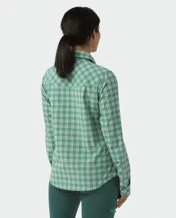 Stio Women's Eddy Shirt LS -STIO Sales W Eddy Shirt LS Greenery Plaid 4 4a2ddfa0 8742 42d8 8c49 e8267c7d2edc