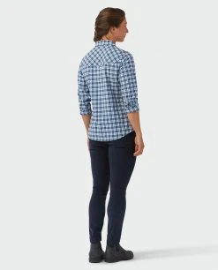 Stio Women's Eddy Shirt LS -STIO Sales W Eddy Shirt LS Mulberry Plaid 5 2770bdb0 e2ac 4597 af98 b9a2c53aea24