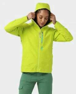 Stio Women's Ender PACLITE® Hooded Jacket -STIO Sales W Ender Paclite Hooded Jacket Lime Zest 5 Top