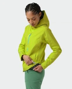Stio Women's Ender PACLITE® Hooded Jacket -STIO Sales W Ender Paclite Hooded Jacket Lime Zest 7 Top