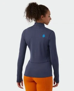 Stio Women's Fremont Stretch Fleece Half Zip -STIO Sales W Fremont Stretch Fleece Half Zip Mulberry Temp 3