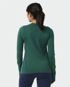 Stio Women's Basis® Seamless Tech Crew -STIO Sales W Full Range Seamless Crew Thicket Heather 3