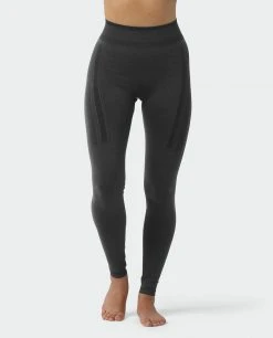 Stio Women's Basis® Seamless Tech Tight -STIO Sales W Full Range Seamless Tight Boundary Black Heather 1