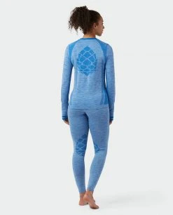 Stio Women's Basis® Seamless Tech Tight -STIO Sales W Full Range Seamless Tight Wind River Blue Heather 5
