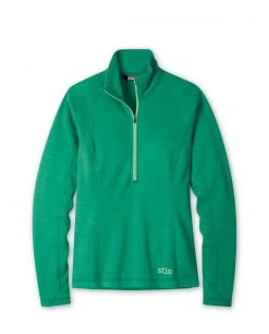 Stio Women's Gannett Peak Fleece Half Zip -STIO Sales W Gannet Peak Half Zip Greenery