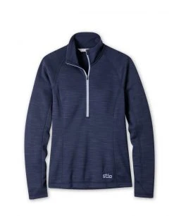 Stio Women's Gannett Peak Fleece Half Zip -STIO Sales W Gannet Peak Half Zip Mountain Shadow