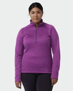 Stio Women's Gannett Peak Fleece Half Zip -STIO Sales W Gannett Peak Half Zip Dark Amethyst 1
