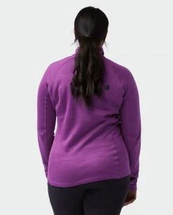 Stio Women's Gannett Peak Fleece Half Zip -STIO Sales W Gannett Peak Half Zip Dark Amethyst 3