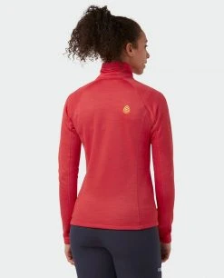Stio Women's Gannett Peak Fleece Half Zip -STIO Sales W Gannett Peak Half Zip Risk Red 3