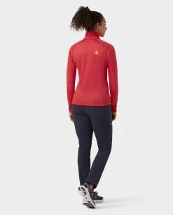 Stio Women's Gannett Peak Fleece Half Zip -STIO Sales W Gannett Peak Half Zip Risk Red 5