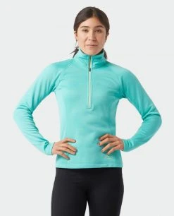 Stio Women's Gannett Peak Fleece Half Zip -STIO Sales W Gannett Peak Half Zip Turquoise Rest 3 Top