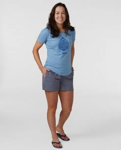 Stio Women's Hideout Short -STIO Sales W Hideout Short Storm Cloud 4