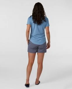 Stio Women's Hideout Short -STIO Sales W Hideout Short Storm Cloud 5