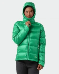 Stio Women's Hometown Down Hooded Jacket -STIO Sales W Hometown Down Hooded Jacket Greenery 3