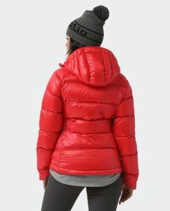 Stio Women's Hometown Down Hooded Jacket -STIO Sales W Hometown Down Hooded Jacket Risk Red 3