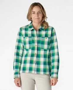 Stio Women's Hutkeeper Flannel Shirt -STIO Sales W Hutkeeper Wetland Plaid 1 61973177 ed70 43e2 8a55 dae34aefd9c2