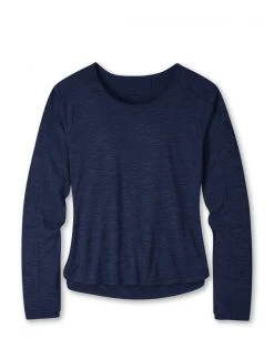 Stio Women's Icefloe Tech Tee LS 21 Stio Women's Icefloe Tech Tee LS -STIO Sales W Ice Flow Tech Tee LS Maritime Blue