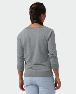 Stio Women's Pinecone Ripple Crewneck -STIO Sales W Pinecone Ripple Crewneck Charcoal Heather 2