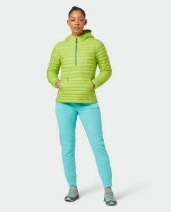Stio Women's Pinion Down Pullover -STIO Sales W Pinion Down Pullover Lime Zest 1 Full
