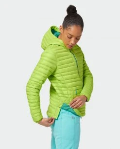 Stio Women's Pinion Down Pullover -STIO Sales W Pinion Down Pullover Lime Zest 5 Top