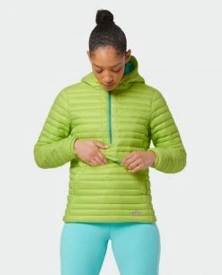 Stio Women's Pinion Down Pullover -STIO Sales W Pinion Down Pullover Lime Zest 6 Top