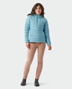 Stio Women's Pinion Down Pullover -STIO Sales W Pinion Down Pullover Summer Cloud 1 Full