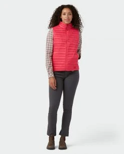 Stio Women's Pinion Down Vest -STIO Sales W Pinion Down Vest Pink Elation 5