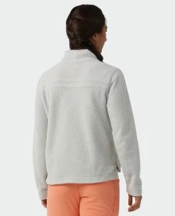 Stio Women's Rawlins Shearling Fleece Half Zip -STIO Sales W Rawlins Shearling Fleece Half Zip Mica 2