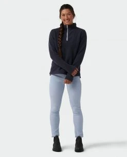 Stio Women's Rawlins Shearling Fleece Half Zip -STIO Sales W Rawlins Shearling Fleece Half Zip Mulberry 3