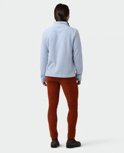 Stio Women's Rawlins Shearling Fleece Half Zip -STIO Sales W Rawlins Shearling Fleece Half Zip Wind River Blue 4