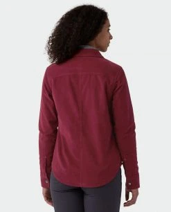 Stio Women's Saratoga Cord Shirt -STIO Sales W Saratoga Cord Shirt Roasted Beet 4