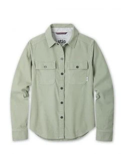 Stio Women's Saratoga Cord Shirt -STIO Sales W Saratoga Cord Shirt Sage Flats