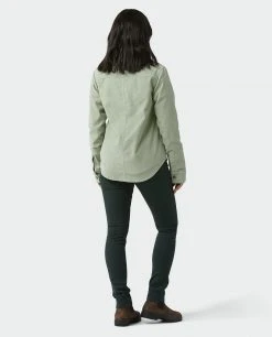 Stio Women's Saratoga Cord Shirt -STIO Sales W Saratoga Cord Shirt Sage Flats 5