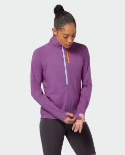 Stio Women's Second Light Pullover -STIO Sales W Second Light Pullover Ripe Berry 5 Top