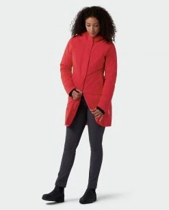 Stio Women's Shot 7 Down Parka -STIO Sales W Shot 7 Down Parka Risk Red 6