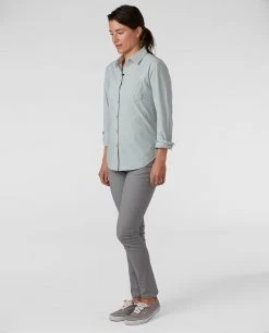 Stio Women's Sidley Shirt -STIO Sales W Sidley Lunar Mist 4