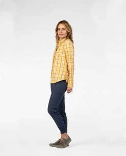 Stio Women's Sidley Shirt -STIO Sales W Sidley Shirt Sunburst Plaid 3