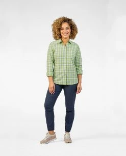 Stio Women's Sidley Shirt -STIO Sales W Sidley Shirt Wild Sprig Plaid 1