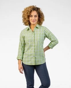 Stio Women's Sidley Shirt -STIO Sales W Sidley Shirt Wild Sprig Plaid 4